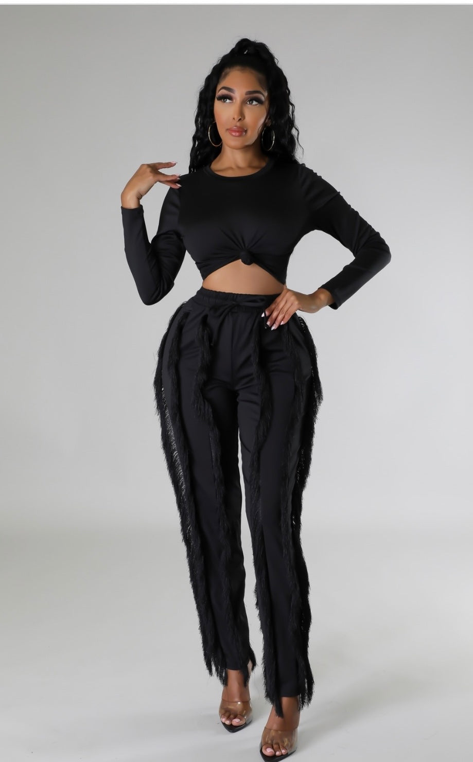 The Fringe Pants Set