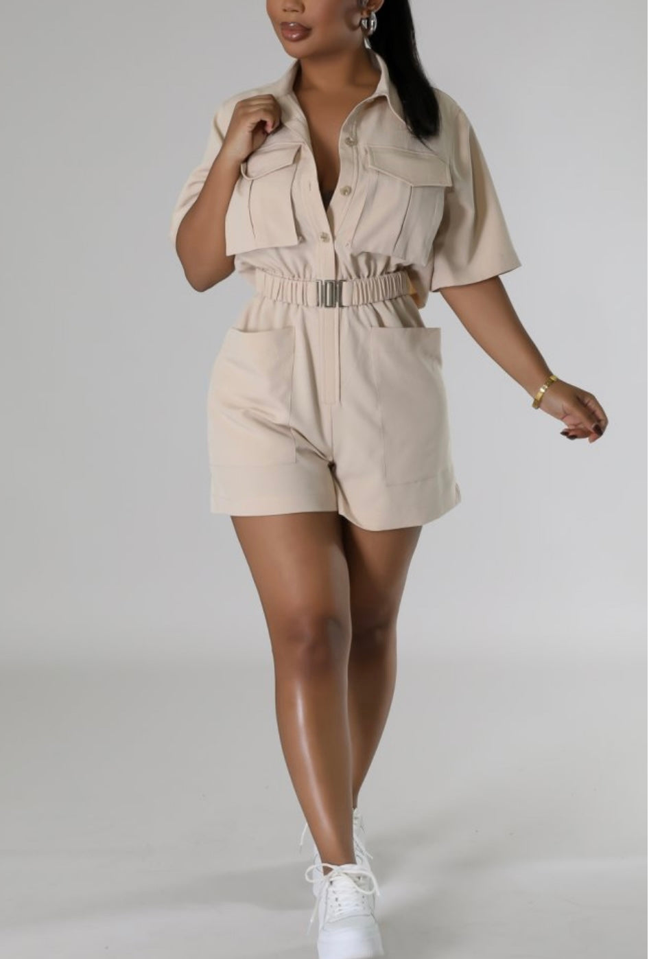 Cargo Style Romper